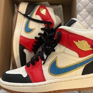 Jordan 1 mid let (Her) Man (w)